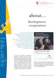 ABOUT COOPERATION ENG, about... development cooperation