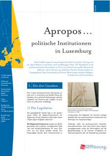 a_propos_politique_fr, Apropos... politische Institutionen in Luxemburg
