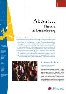 About... Theatre in Luxembourg