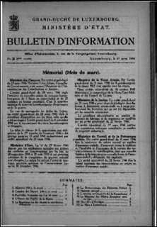 Bulletin d'information n° 3/1946