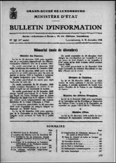 Bulletin d'information n° 12/1948