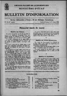 Bulletin d'information n° 3/1948