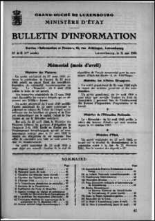 Bulletin d'information n° 4-5/1948