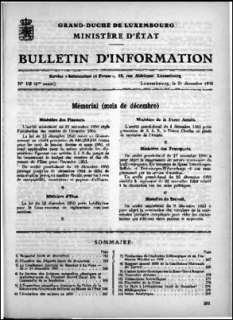 Bulletin d'information n° 12/1950