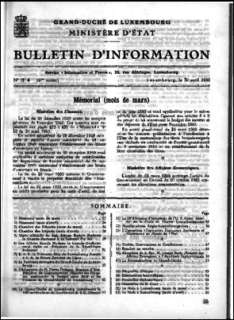 Bulletin d'information n° 3-4/1950