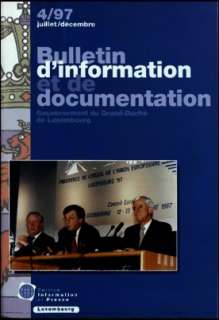 Bulletin d'information et de documentation 4/1997