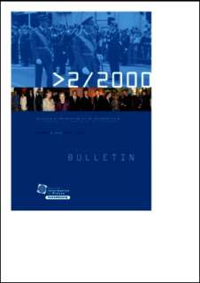 int.xpd, Bulletin d'information et de documentation 2/2000