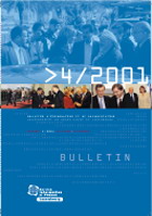 Bulletin d'information et de documentation 4/2001