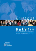 Bulletin d'information et de documentation 1/2003