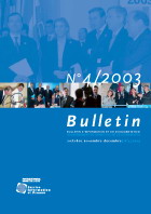 Bulletin d'information et de documentation 4/2003