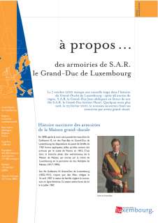 à propos... des armoiries de S.A.R. le Grand-Duc de Luxembourg