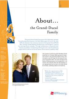 About... the Grand-Ducal Family