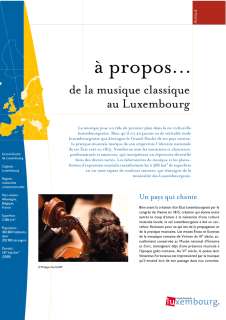 à propos... de la musique classique au Luxembourg