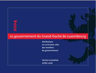 Le gouvernement du Grand-Duché de Luxembourg 2004