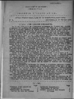 Bulletin d'information n° 3/1945