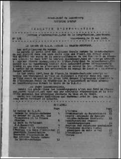 Bulletin d'information n° 5-6/1945