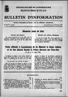 Bulletin d'information 6/1951