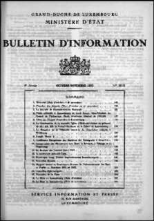 Bulletin d'information 10-11/1953