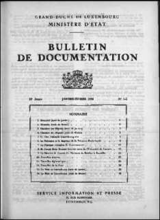 Bulletin d'information 1-2/1954