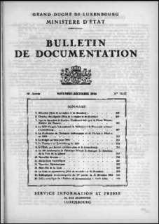 Bulletin d'information 11-12/1954