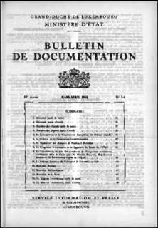 Bulletin d'information 3-4/1954