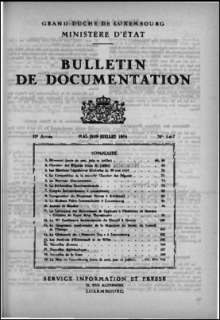 , Bulletin d'information 5-7/1954
