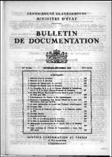 Bulletin de documentation 11-12/1955