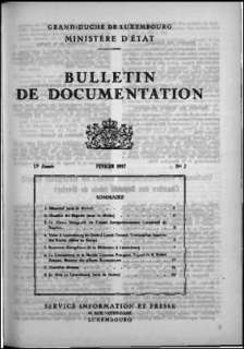, Bulletin de documentation 2/1957