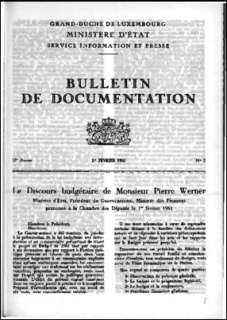Bulletin de documentation 2/1961