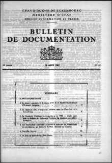 , Bulletin de documentation 12/1963