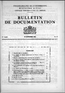 Bulletin de documentation n° 13/1963