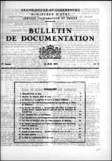 Bulletin de documentation n° 9/1963