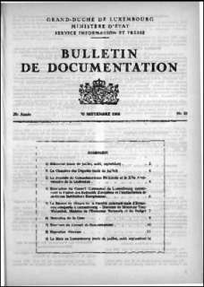 Bulletin de documentation n° 10/1964