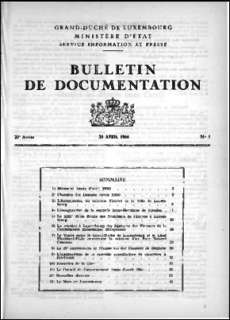 Bulletin de documentation 5/1964