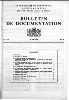 , Bulletin de documentation 10/1965