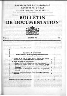 Bulletin de documentation n° 6/1965