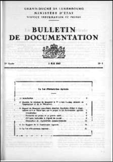 , Bulletin de documentation 8/1965
