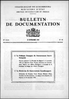 Bulletin de documentation n° 14/1966