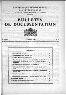 , Bulletin de documentation 9/1966