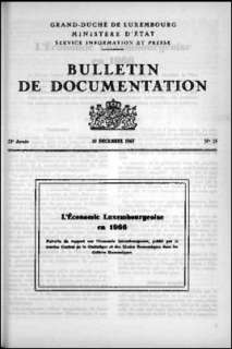 Bulletin de documentation n° 15/1967