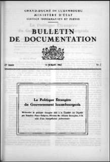 Bulletin de documentation n° 7/1967