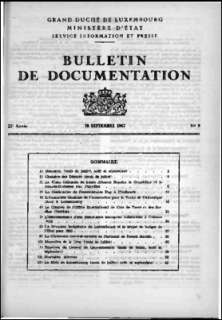 Bulletin de documentation 9/1967