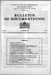 Bulletin de documentation n° 10/1969