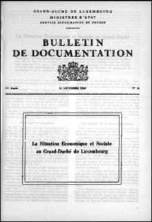 , Bulletin de documentation 12/1969
