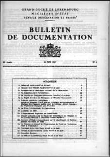 , Bulletin de documentation 6/1969