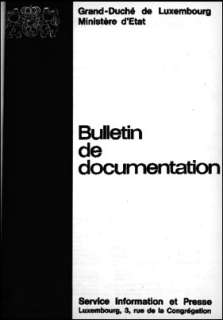 Bulletin de documentation n° 2/1972