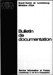 Bulletin de documentation n° 3/1972