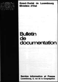 , Bulletin de documentation 2/1973