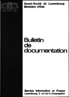 Bulletin de documentation 9/1975