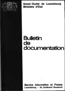 Bulletin de documentation 2/1976
